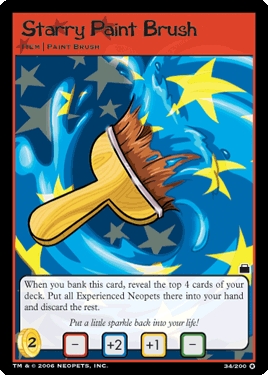 Starry Paint Brush - Foil